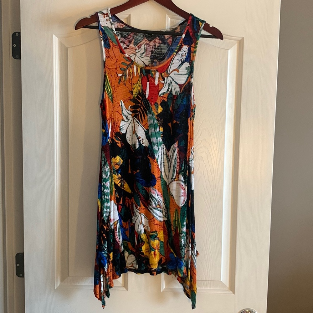 Multi colored dress.